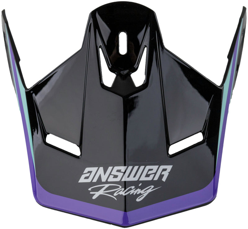Answer 447120 AR1 Vivid Visor Purple/Seafoam - Youth