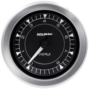 AutoMeter 8197 Autometer Chrono 3-3/8in 10k RPM In Dash Tachometer Gauge