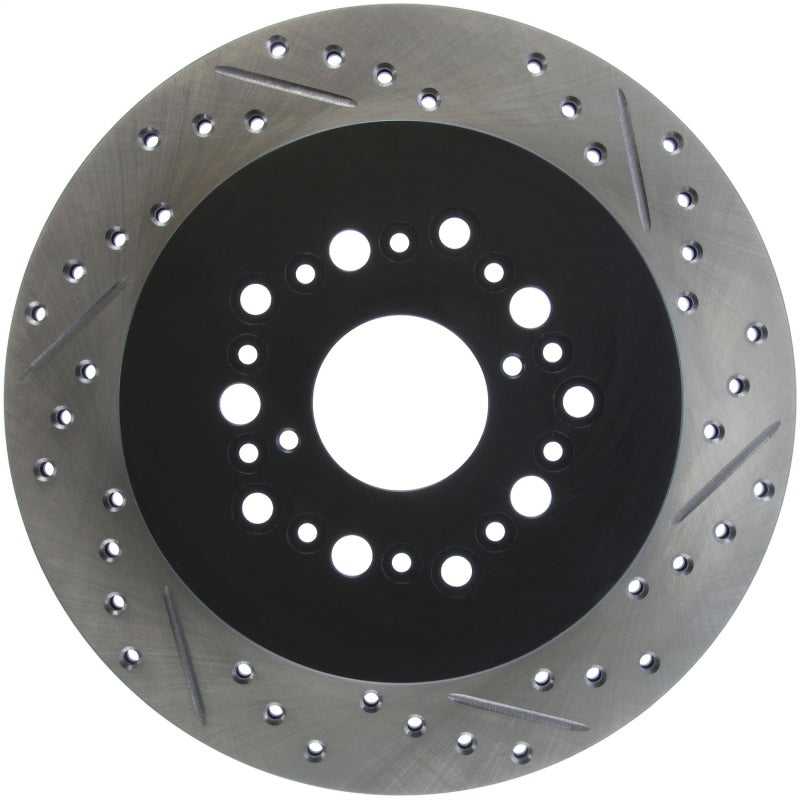 Stoptech 127.44084L Power Slot 93-97 Lexus GS Series/95-00 LS400/92-00 SC400 Rear Left Drilled & Slotted Rotor