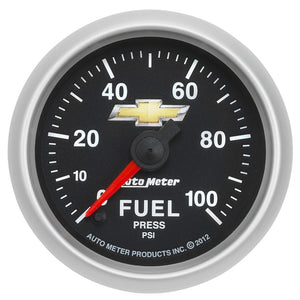 AutoMeter 880449 Autometer Performance Parts 52mm 0-100psi Fuel Pressure COPO fits Camaro Gauge Pack