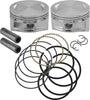 S&S Cycle 92-1401 84-99 BT 4in Bore Forged Pistons - .010in