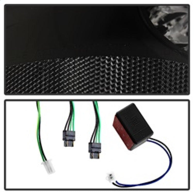 9033926 Xtune Mc Yukon/Yukon Denali LED Tail Lights Black Smoked ALT-JH-CSUB07