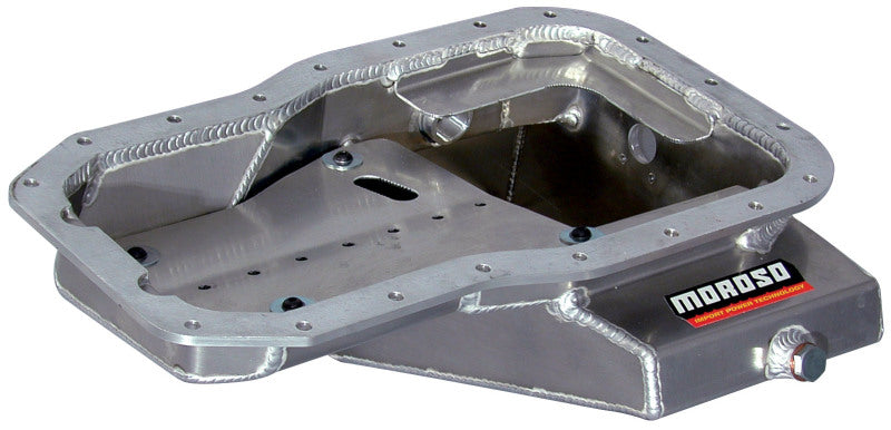 Moroso 20935 fits Toyota 3SGT 2.0L Turbo/5SFE Non Turbo Road Race Baffled Wet Sump 6.25qt 7-9/16in Alum Oil Pan