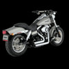 Vance 17317 & Hines 06-11 Harley Davidson Dyna Shortshots Staggered PCX Full System Exhaust