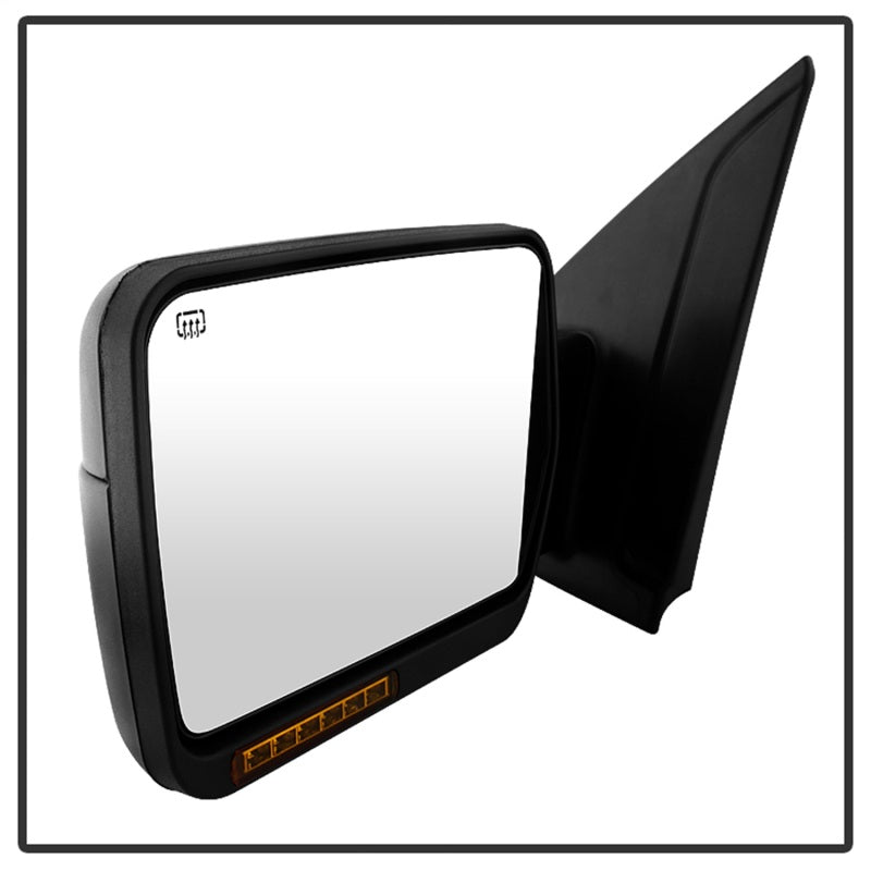9935343 Xtune fits Ford 07-14 F150 Power Heated Amber LED Signal OE Mirror Rig