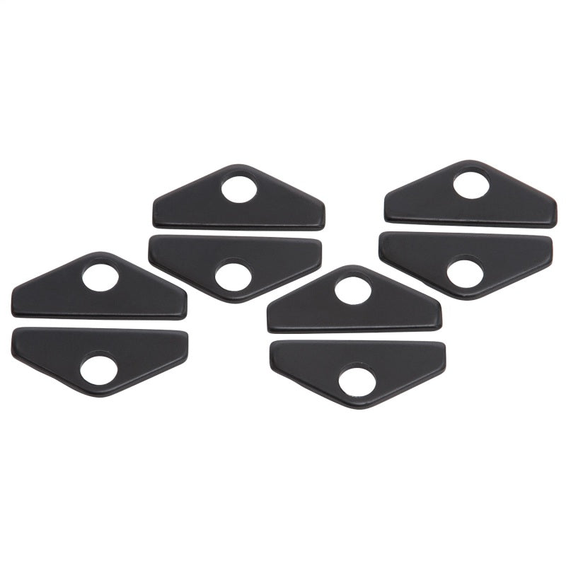 Edelbrock 44273 Vc Hold Down Tab Kit Universal Steel Black Set of 8