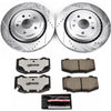 PowerStop K7045-26 16-18 fits Cadillac ATS Rear Z26 Street Warrior Brake Kit