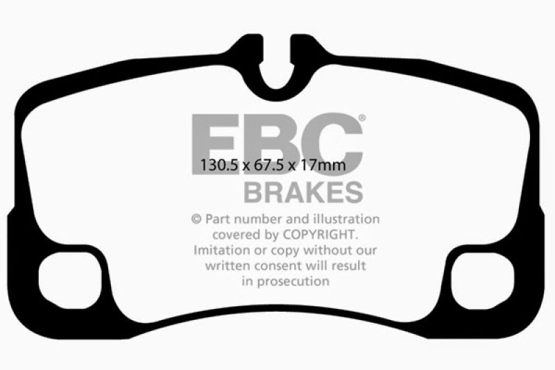 EBC DP21930 fits Porsche 07-09 911 (997) Greenstuff Rear Brake Pads