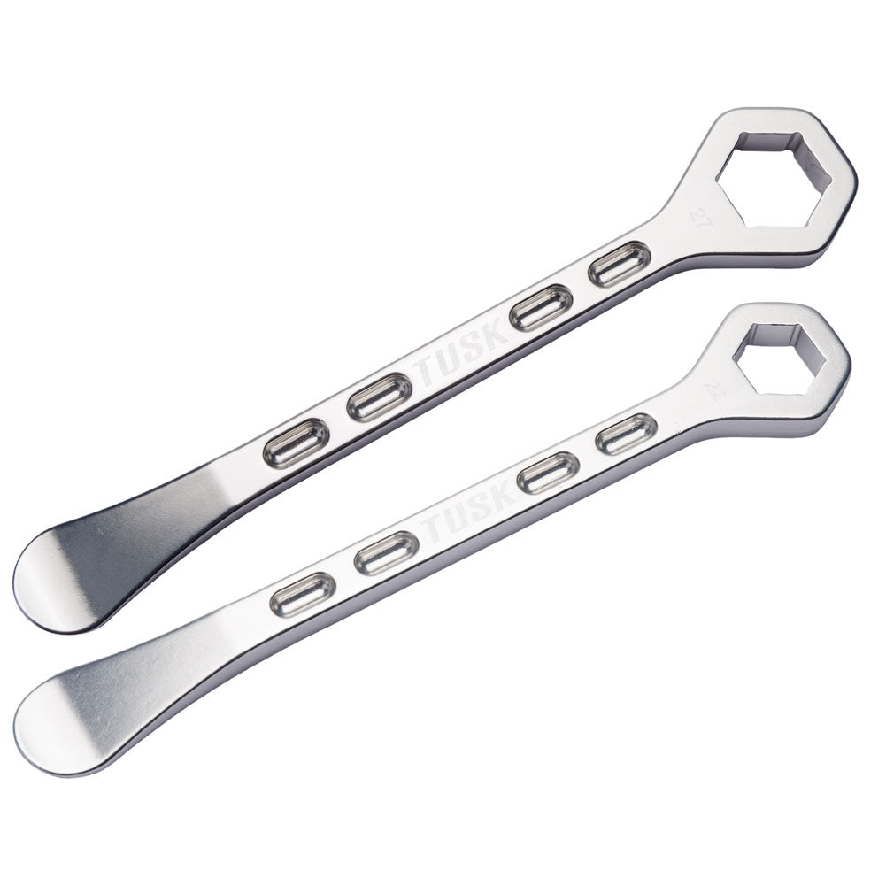 Tusk 1629570004 Aluminum Tire Iron Kit with 22mm and 27mm Axle Wrench