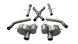 CORSA Performance 21058 Corsa 2012-2021 fits Jeep Grand Cherokee SRT 2.75in Dual Rear Xtreme Cat-Back Exhaust
