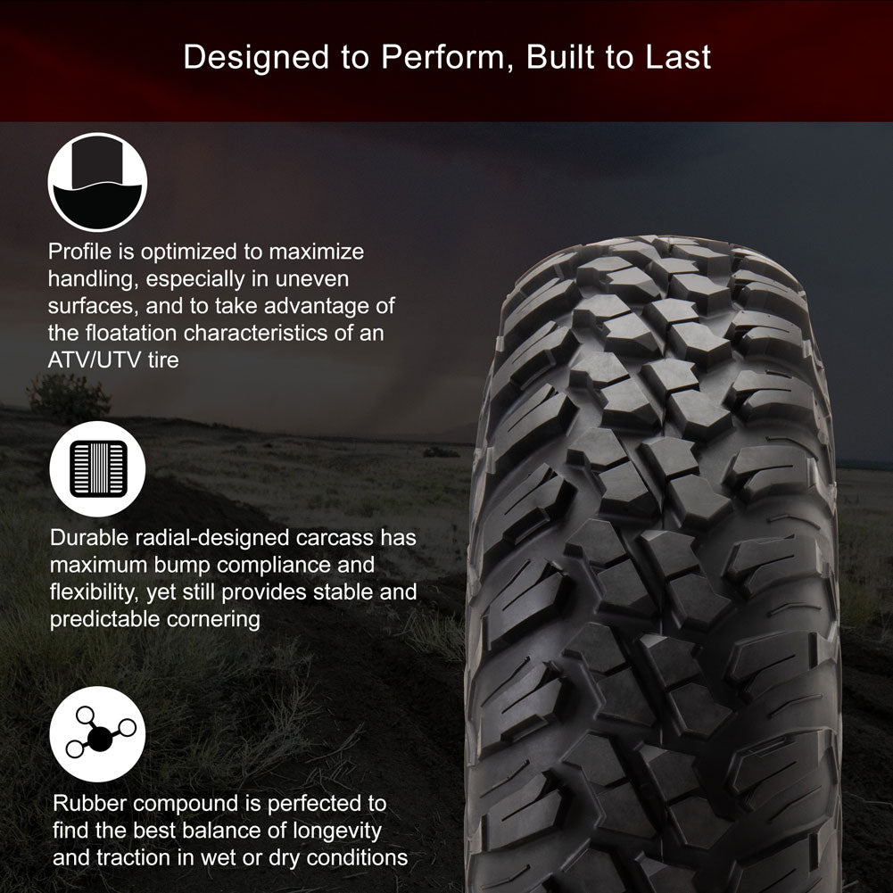 Tusk 1630210031 Terrabite® Radial Tire 34x10-15 Medium/Hard Terrain