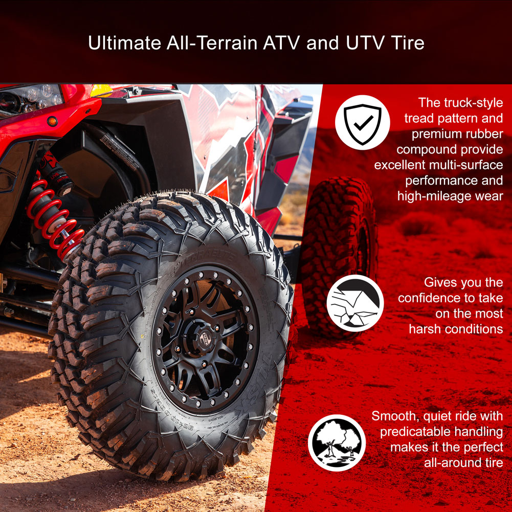 Tusk 1630210032 Terrabite® Radial Tire 33x10-15 Medium/Hard Terrain