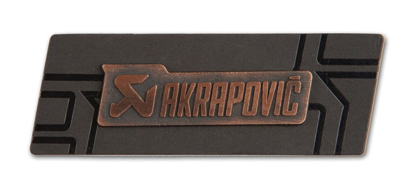 Akrapovic 800910 Copper sign badge