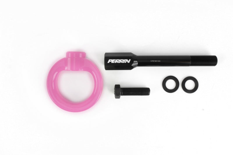 Perrin PSP-BDY-230HP 02-07 fits Subaru WRX/STI Tow Hook Kit (Front) - Hyper Pink