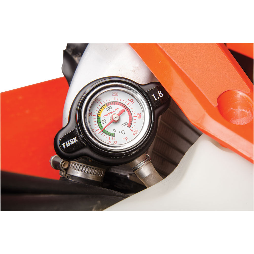 Tusk 1638630003 High Pressure Radiator Cap with Temperature Gauge  2.0 Bar