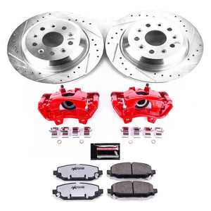PowerStop KC7942 36 fits Jeep Wrangler Rear Z36 Truck & Tow Brake Kit w/Calipers