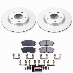Power Stop 13-19 Nissan Sentra Front Z23 Coated Brake Kit