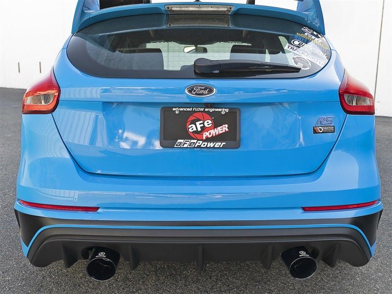 AFE 49-33104-B  3in 304 SS Axle-Back Exhaust System w/ Black Tip 16-18 fits For