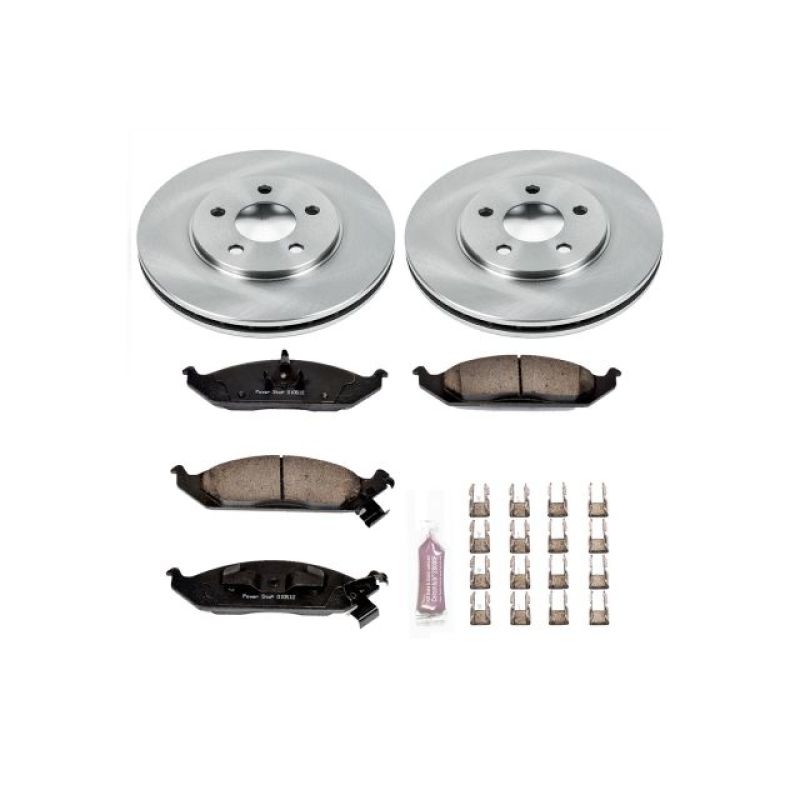 PowerStop KOE1676 fits Chrysler 95-00 Cirrus Front Autospecialty Brake Kit