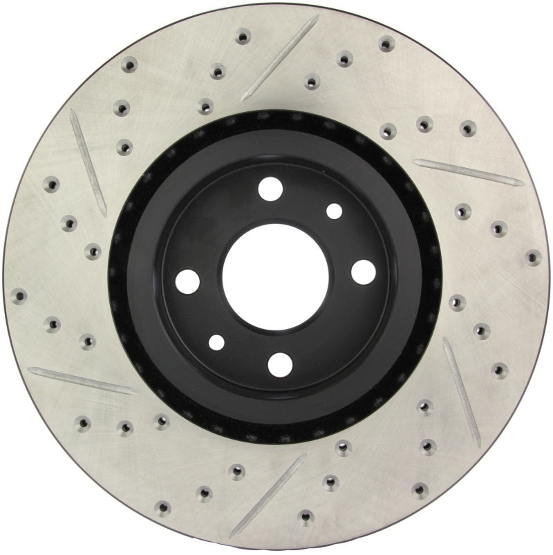 Stoptech 127.04004L Slotted & Drilled Sport Brake Rotor