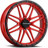 Raceline A11R-87037-00 A11RB Krank-XL 18x7in / 4x137 BP / 0mm Offset / 110.18mm