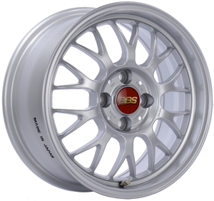 BBS RG359SK RG-F 15x7 4x100 ET33 Sport Silver Wheel -70mm PFS/Clip Required