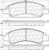 Stoptech 305.1363 Street Select Brake Pads - Front/Rear