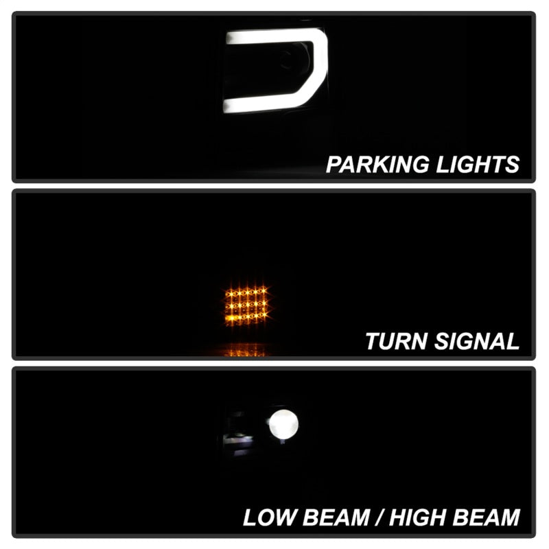 Spyder 5087584 fits Ford 13-14 F150 Xenon Model Only Light Bar Projector Headli