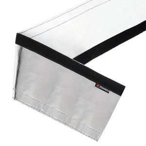 Mishimoto MMHP-HSS-136SL Heat Shielding Sleeve Silver 1 Inch x 36 Inches