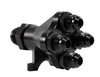 Peterson Fluid Systems 10-1080 Manifold 5-Way 12 AN x 8 AN x 8 AN x 8 AN x 8 AN