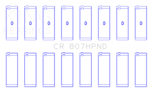 King CR807HPND020X fits Chevy LS1 / LS6 (Size 020X) Performance Rod Bearing Set