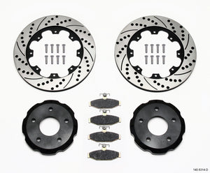 Wilwood 140-8314-D Pro-Matrix Rear Kit Drilled 88-96 fits Corvette C4