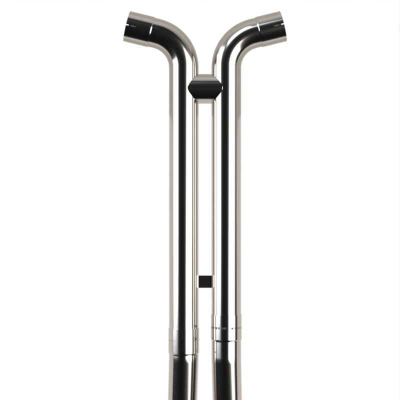 Kooks 18-24 Ford Mustang GT 5.0 3in. Valved Shotgun Cat-Back Exhaust - Carbon Tips