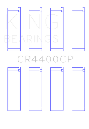 King CR4400CP fits Honda R18A1 1.8L SOHC Connecting Rod Bearing Set