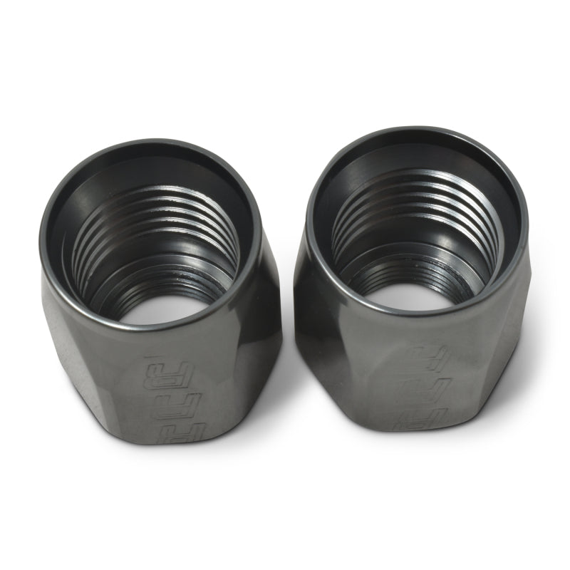 Russell 615531 Hose End Socket -8 AN Polished & Gray Anodized (2 Pack)