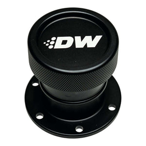 DeatschWerks 6-03-FST-STRAIGHT Straight Filler Neck w/Cap - Matte Black