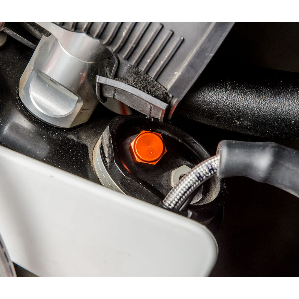 Tusk 1698700004 Billet WP Fork Adjuster Knobs Orange