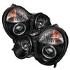 Spyder 5011299 fits Mercedes Benz E-Class Projector Headlights LED Halo Blk PRO