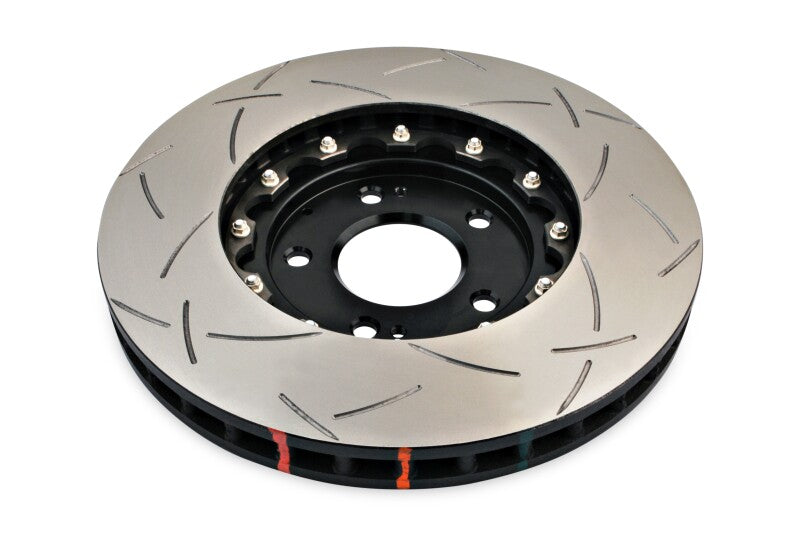 DBA DBA52218BLKS Evo 8/9 Front Slotted 5000 Ser 2 Piece Rotor Assemble Black Hat