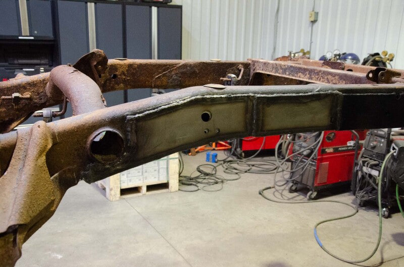 RustBuster RB7713L Over Axle Frame Section Left Side