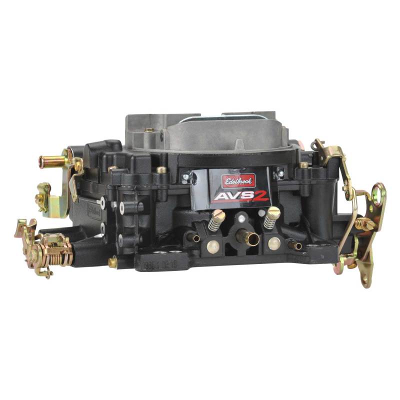 Edelbrock 19053 Carburetor AVS2 Series 650 CFM Manual Choke Black Powder Coated (Non-EGR)