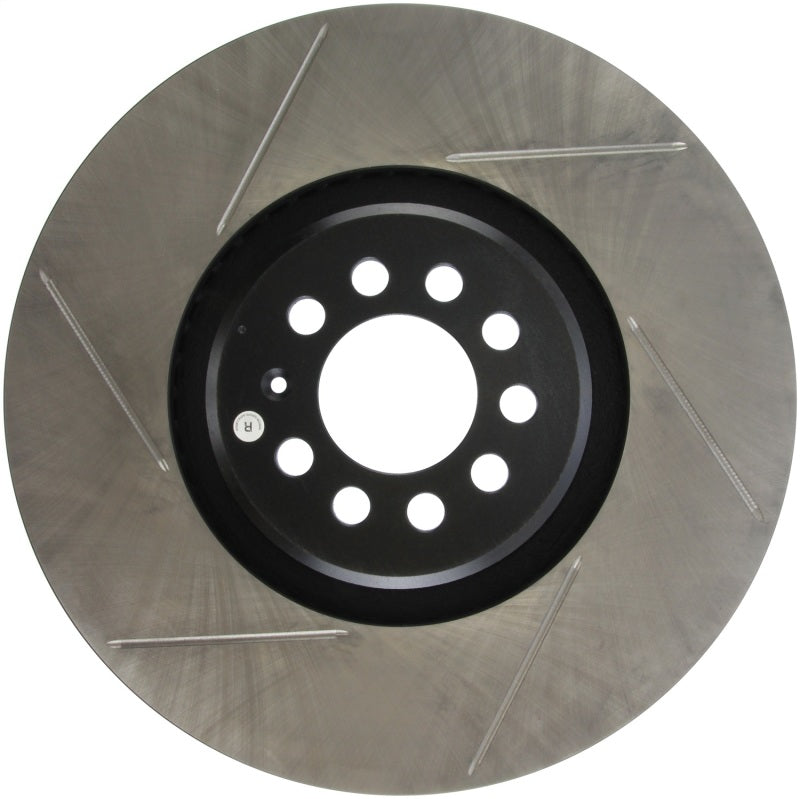 Stoptech 126.33093SR Power Slot 04-06 Audi TT Quattro / 04 VW Golf R32 Right Front Slotted Rotor
