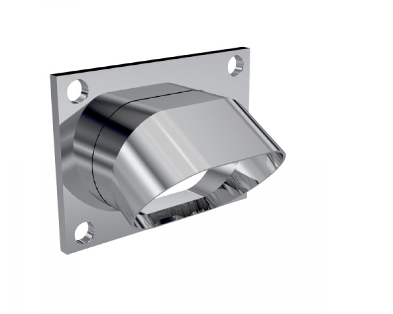 QTP 11339 Bolt-On QTEC Low Profile Oval Turn Down