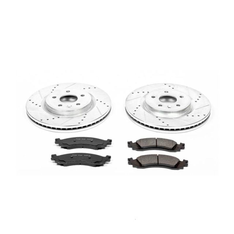 PowerStop K5507 2010 fits Ford Taurus Front Z23 Evolution Sport Brake Kit