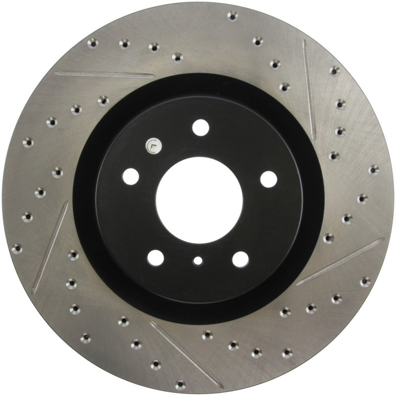 Stoptech 127.42076L Slotted & Drilled Sport Brake Rotor