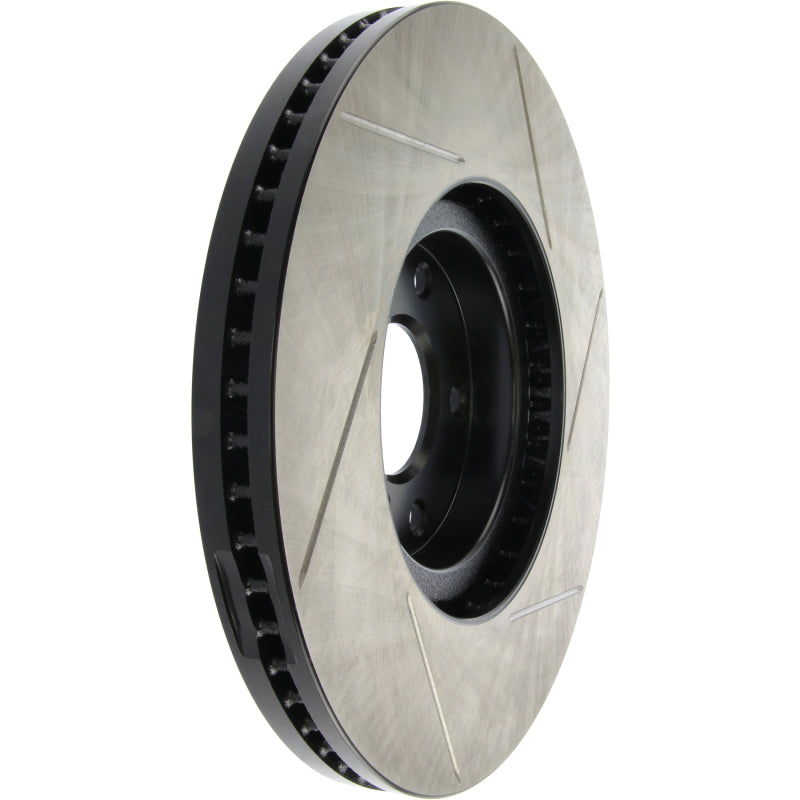 Stoptech 126.42095SR Power Slot 07-08 fits Infiniti G35 2WD / 08 G37 Coupe SportStop Slotted Front Right Rotor