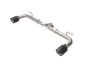 AFE 49-37014-C  2-1/2in 304 SS Axle-Back Exhaust w/ Carbon Fiber Tips 14-18 fit