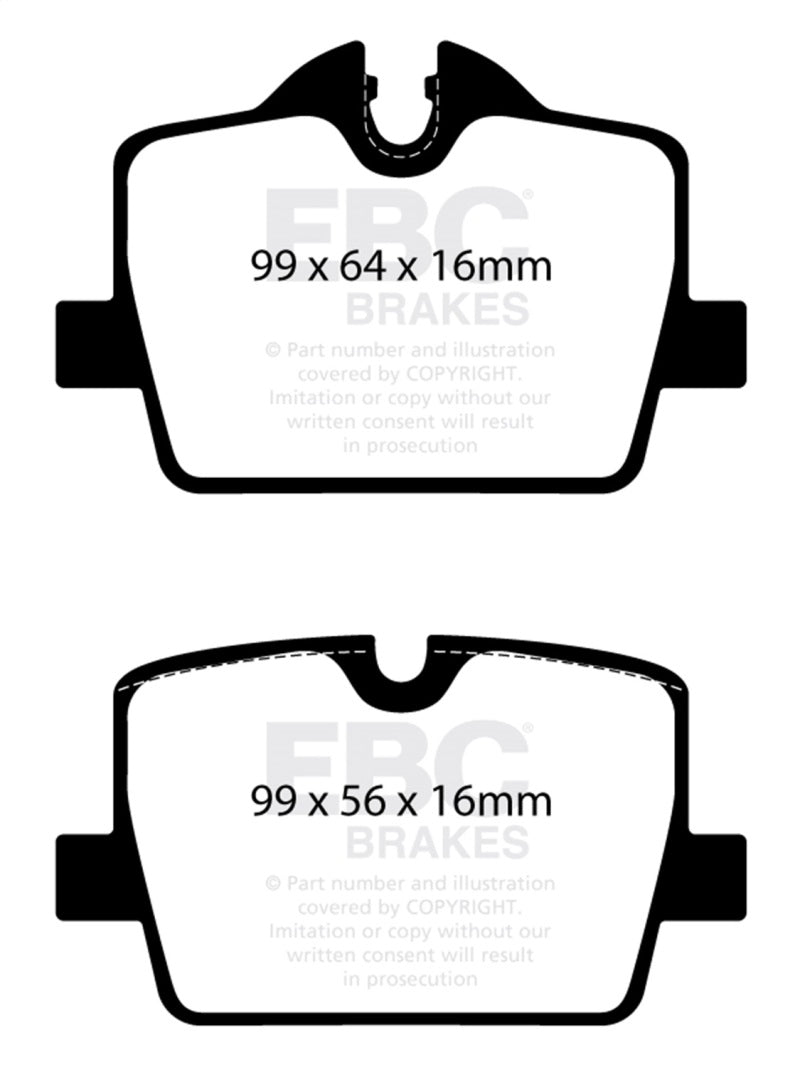 EBC DP22405 2019+ fits BMW Z4 G29 2.0T Greenstuff Rear Brake Pads