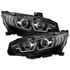 xTune 5088932 fits Honda Civic 16-20 LED Model High-Power LED Module Headlights