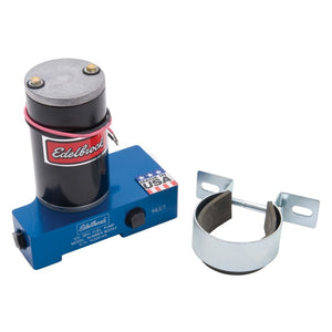 Edelbrock 182052 Fuel Pump Electric Quiet-Flo Carbureted 120GPH 3/8In In 3/8In Out 120 GPH Blue